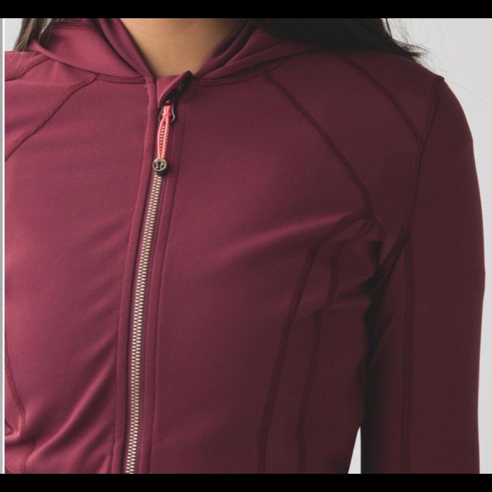 LULULEMON 🌹 RED WINEBERRY DAILY PRACTICE JACKET